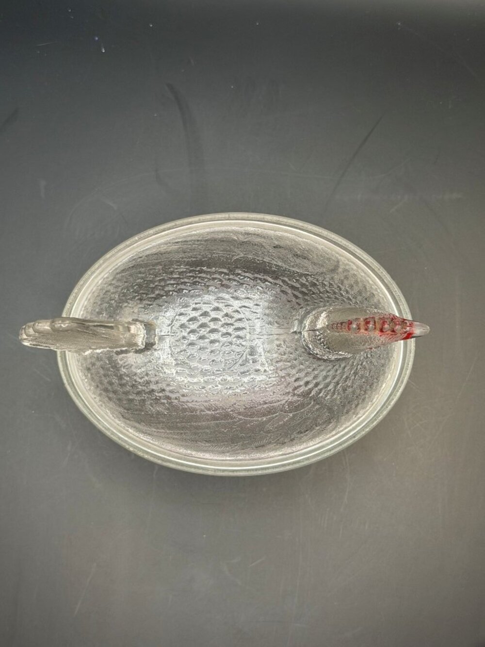 Vintage Clear Glass Hen on Nest Dish Indiana Glass 7" x 6" - Picture 4 of 7